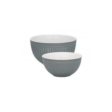 Dubenys ALICE stone grey 2 vnt.