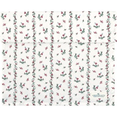 GRACY white medvilninis stalo takelis 45x140 cm
