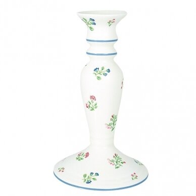 HANNAH white porcelianinė žvakidė