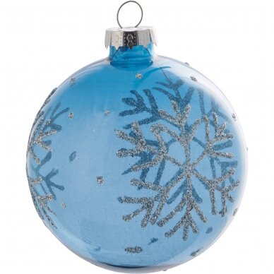 Kalėdinis eglutės žaisliukas  Harmony blue snowflake