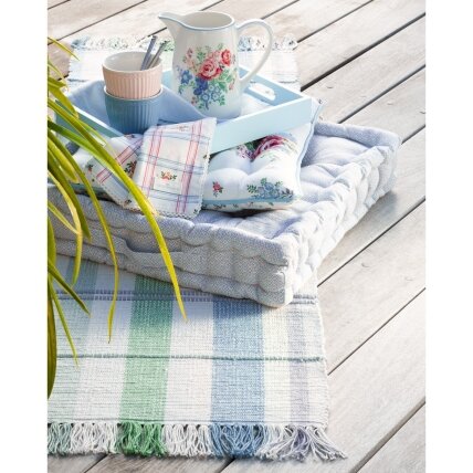 Kilimėlis CHECK pale blue 1 Kilimėlis CHECK pale blue 1