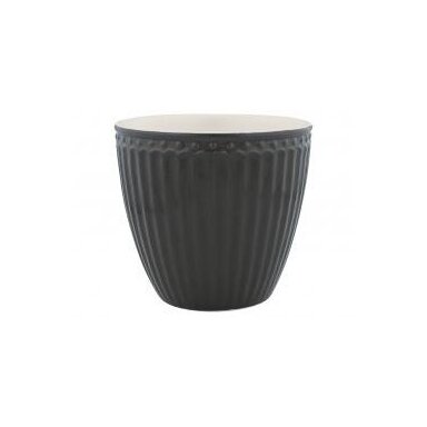 Latte puodelis ALICE dark grey