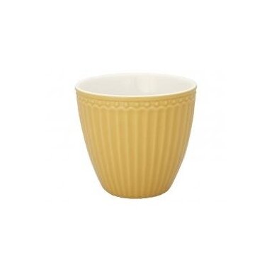 Latte puodelis ALICE honey mustard Latte puodelis ALICE honey mustard