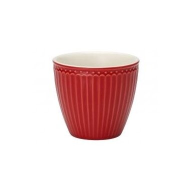 Latte puodelis ALICE red Latte puodelis ALICE red