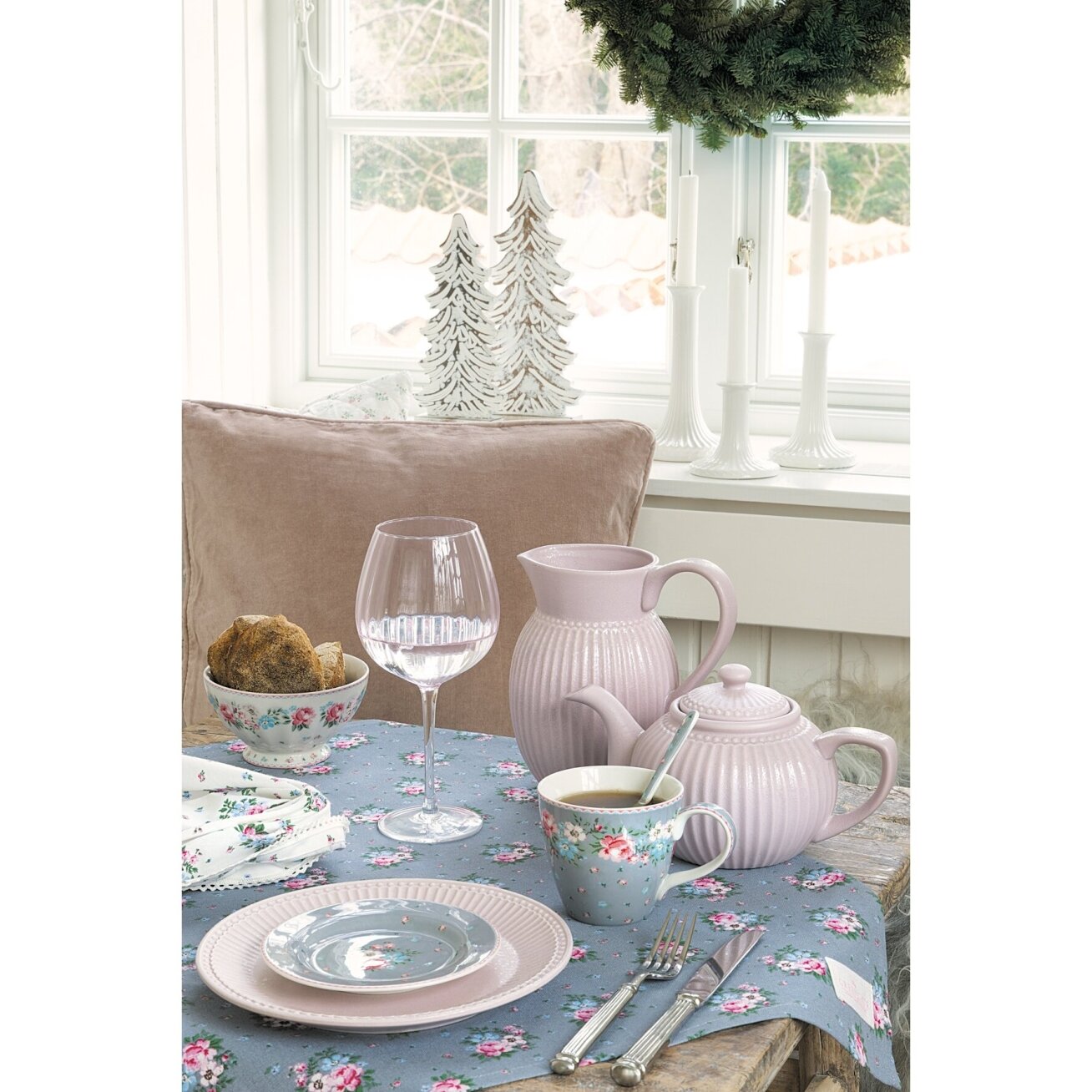 Lėkštė ALICE vintage rose 23 cm 3 Lėkštė ALICE vintage rose 23 cm 3
