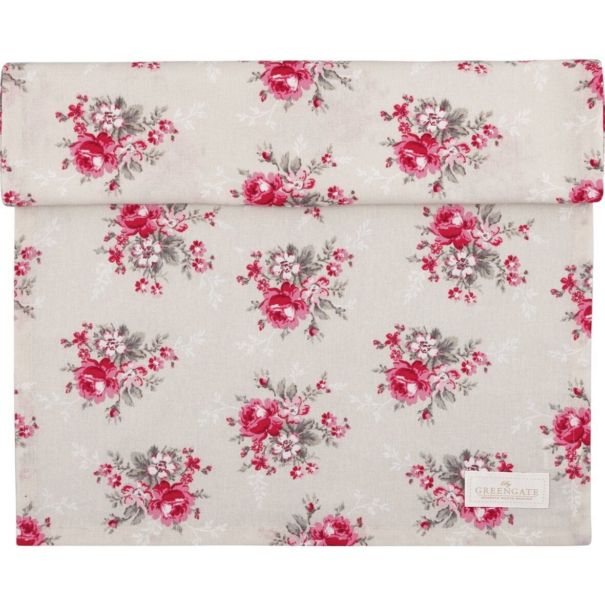 MARIE beige medvilninis stalo takelis 45x140 cm MARIE beige medvilninis stalo takelis 45x140 cm