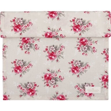 MARIE beige medvilninis stalo takelis 45x140 cm