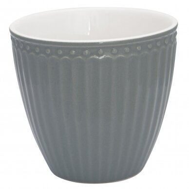 Mini latte puodelis ALICE stone grey
