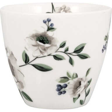 PHILIPPA white porcelianinis latte puodelis