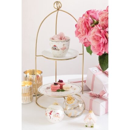 ROYAL CHRISTMAS white porcelianinis latte puodelis 9