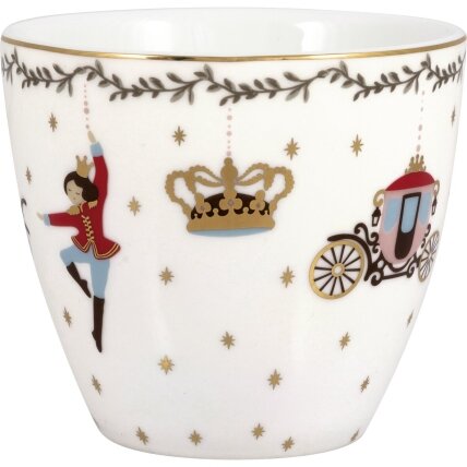 ROYAL CHRISTMAS white porcelianinis latte puodelis 2