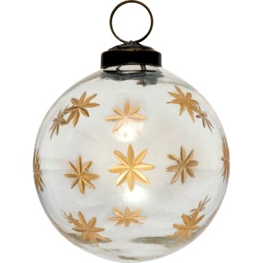 Star gold clear kalėdinis žaisliukas Star gold clear kalėdinis žaisliukas