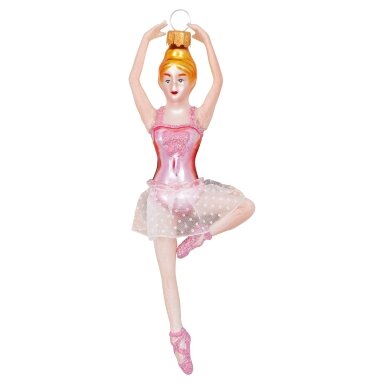 STIKLINĖ BALERINA pale pink su sijonėliu STIKLINĖ BALERINA pale pink su sijonėliu