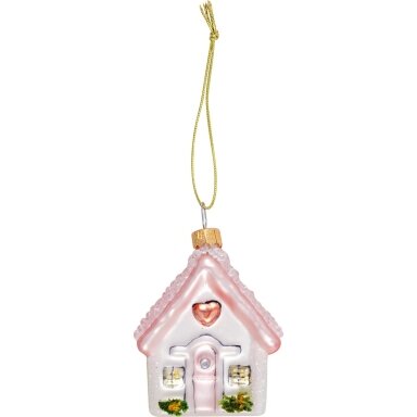 Stiklinis namelis WINTER pale pink