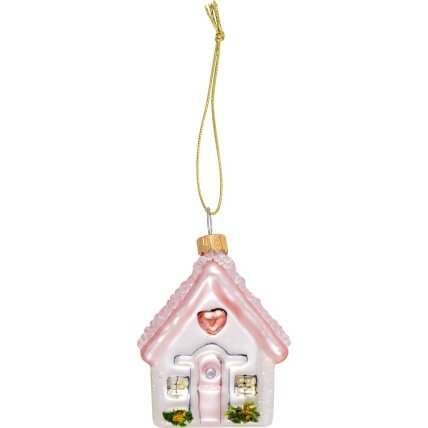 Stiklinis namelis WINTER pale pink
