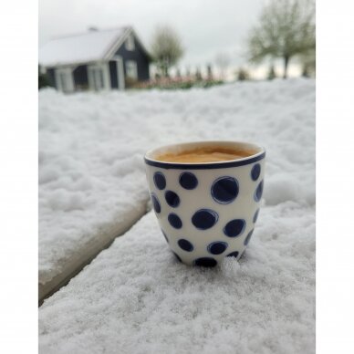 TIPPA blue mini latte puodelis