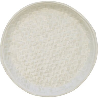 WOVEN off white lėkštė WOVEN off white lėkštė